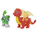 Pack de 2 figurines rescue knights la pat' patrouille (modele aléatoire)