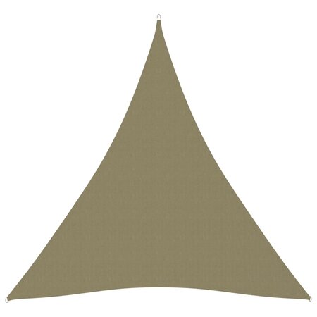 vidaXL Voile de parasol Tissu Oxford triangulaire 4x5x5 m Beige