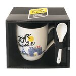 Tasse céramique tour de france avec sa cuillère