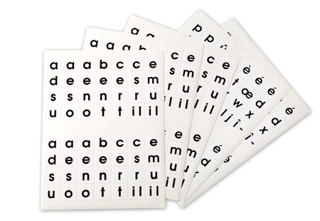 Gommettes alphabet 300 pièces
