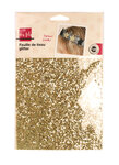 Coupon de tissu Pailleté A5 Glitter Doré