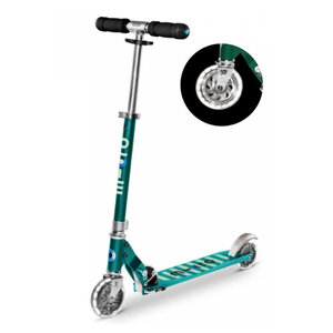 Trottinette Sprite LED - Bleu Pétrole
