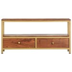 vidaXL Buffet 90x30x45 cm Bois d'acacia massif