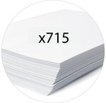 Classeur à levier papier marbre gris dos de 80mm - A3 horizontal - Exacompta