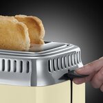 Russell hobbs grille-pain retro crème vintage 1300 w