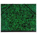 Carton à dessin Annonay avec élastiques 26x33cm A4 maxi vert x 10 EXACOMPTA