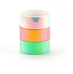 Ruban Masking Tape 3 couleurs Iridescentes 1 5cm x 5m
