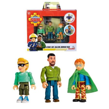 SAM LE POMPIER Figurines Police 7,5cm  - SMOBY