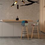 Tabouret de bar scandinave patchwork