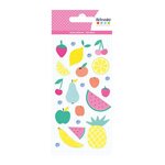 Autocollants Puffies 3D Tutti Frutti Fruits