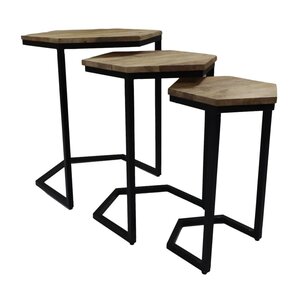 HSM Collection Ensemble de tables basses 3 Pièces