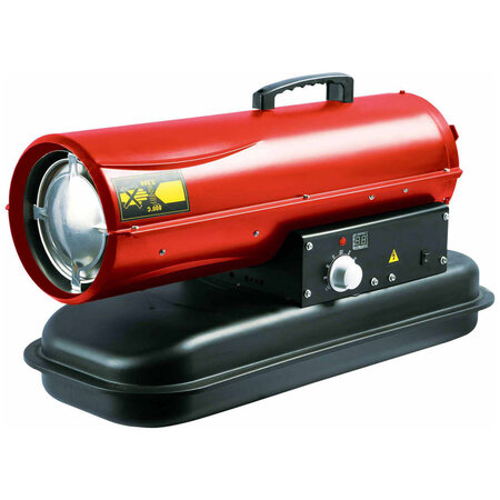 Perel appareil de chauffage d'espace diesel 20 kw rouge ft120c