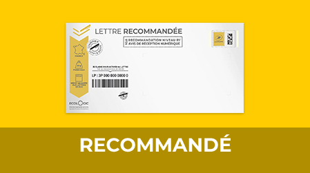 Recommandé lettre recommandée